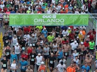 Media maratón y carrera de 5 km de OUC en Orlando